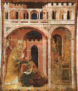 Simone Martini Miracle of Fire oil painting artist